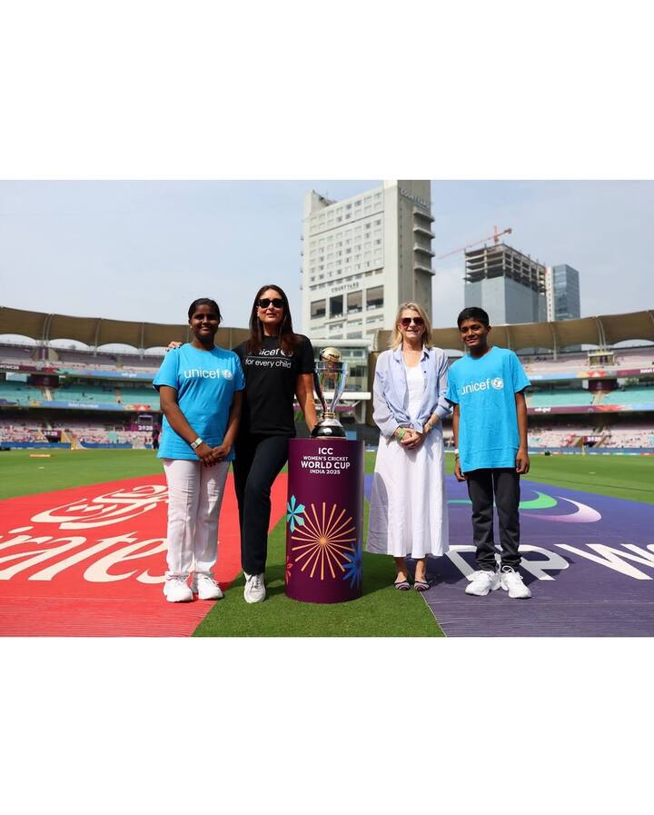 Kareena Kapoor reached the stadium to watch the live match between India and Australia in Mumbai. He has shared its photos on his Instagram account.