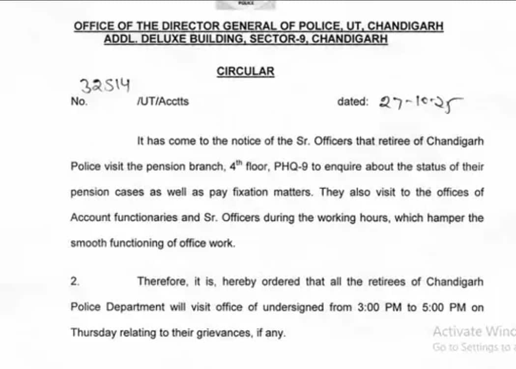 Punjab News: ਸੇਵਾਮੁਕਤ ਕਰਮਚਾਰੀਆਂ ਨੂੰ ਫੁਰਮਾਨ ਜਾਰੀ, ਹੁਣ ਕਿਸੇ ਵੀ ਸਮੇਂ ਹੱਲ ਨਹੀਂ ਹੋਣਗੇ ਪੈਨਸ਼ਨ ਦੇ ਮੁੱਦੇ; ਟਾਈਮ ਅਤੇ ਦਿਨ ਕੀਤਾ ਗਿਆ ਤੈਅ; ਜਾਣੋ ਡਿਟੇਲ...