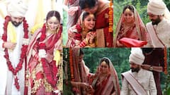 Yami Gautam Pics: ना हैवी मेकअप, ना लाखों का लहंगा, 33 साल पुरानी साड़ी में आदित्य की दुल्हन बनी थीं यामी गौतम