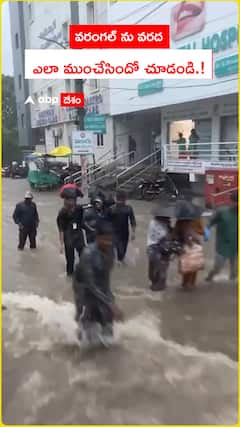 వరంగల్‌ను వరద ఎలా ముంచేసిందో చూడండి