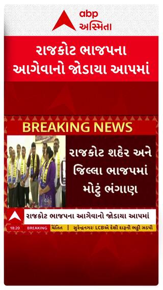 Rajkot BJP Leaders Join AAP : રાજકોટ ભાજપમાં મોટું ભંગાણ, કોણ કોણ જોડાયું આપમાં?