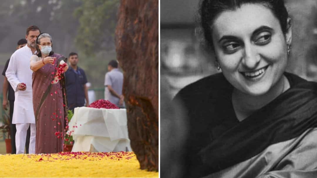 Rahul, Sonia Gandhi Pay Tribute To Indira Gandhi On Her Death Anniversary Rahul, Sonia Gandhi Pay Tribute To Indira Gandhi On Her Death Anniversary
