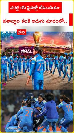 వన్డే వరల్డ్ కప్ ఫైనల్లో టీమిండియా.. దశాబ్దాల కలకి అడుగు దూరంలో..