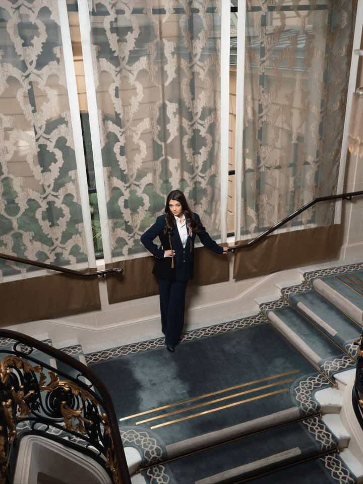 Aishwarya Rai has always been known for her impeccable style — seamlessly transitioning from red carpet couture to tailored elegance. Her latest look once again reaffirms her position as a style chameleon who can embody strength and grace in equal measure. ( All Pics Credit: Instagram/@aishwaryaraibachchan_arb)