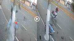 Video: मोड़ पर खंभे से टकराया तेज रफ्तार बाइकर, उड़े परखच्चे, गिरा तो उठ नहीं पाया, वीडियो वायरल