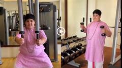 Video: अब पड़ेगा फड़क! जिम में कसरत करते नज़र आए बाल संत अभिनव, लोग बोले- अब होगा कमबैक