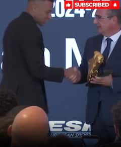 एंबापे को मिला फूटबॉल का गोल्डन बूथ अवॉर्ड  | ABP NEWS SHORTS