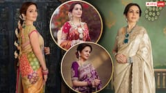 नीता अंबानी के साड़ी लुक, बनारसी से लेकर कांजीवरम तक हर लुक में ढाती हैं कहर