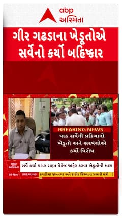 Gir Gadhda Farmers Protest:  ગીર ગઢડામાં સર્વેનો બહિષ્કાર, સર્વે વગર રાહત પેકેજ જાહેર કરવા માંગ