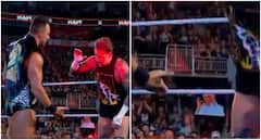 Unexpected Bollywood Twist At WWE Raw As Fan Shows Amrish Puri Poster - Watch