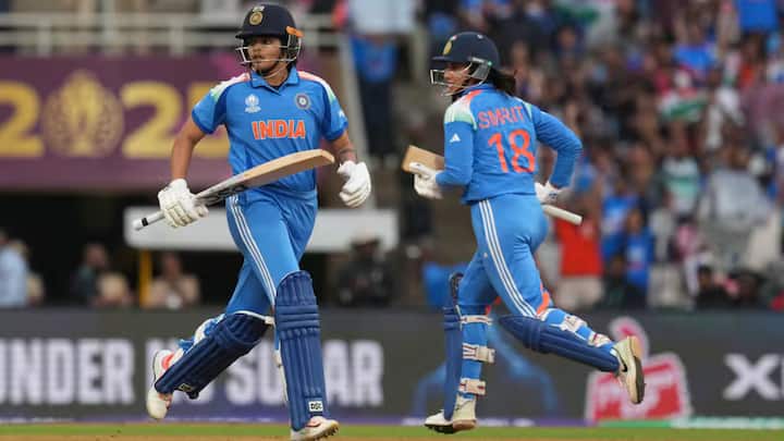 Her blazing innings resulted in a 100-run opening-wicket partnership with Smriti Mandhana