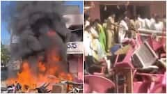 Video: काँग्रेस कार्यकर्त्यांचा बीआरएस कार्यालयावर हल्ला, फर्निचर जाळलं, पक्ष कार्यकर्त्यांना बेदम मारहाण
