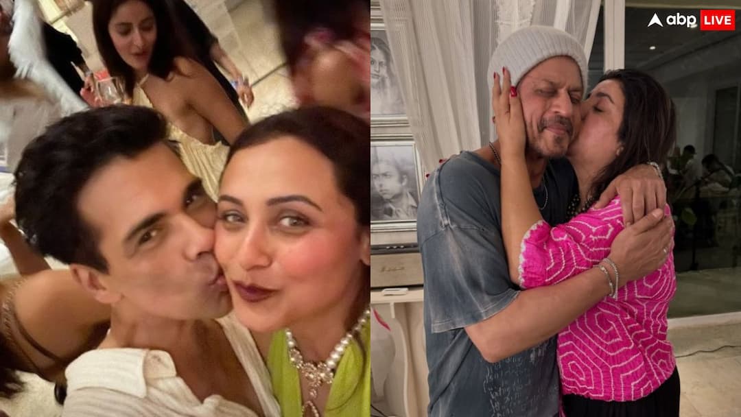 शाहरुख खान के 60वें बर्थडे का जश्न, करण ने शेयर की इनसाइड पिक, किंग खान को किस करती दिखीं फराह शाहरुख खान के 60वें बर्थडे का जश्न, करण ने शेयर की इनसाइड पिक, किंग खान को किस करती दिखीं फराह