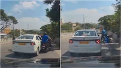 Bengaluru Cab Driver Rams Bike After Argument At KR Puram Bridge: Caught On Camera