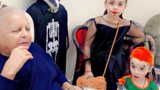 'Called Maha Kumbh Faltu': BJP Slams Lalu Yadav Over Halloween Celebration With Grandchildren