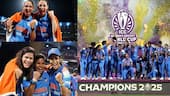 Team India Celebration After Women's World Cup Win:  ભારતીય મહિલા ટીમે પહેલીવાર વન-ડે વર્લ્ડ કપ જીત્યો છે. ટ્રોફી જીત્યા બાદ ભારતની મહિલાઓએ ખાસ રીતે વિજયની ઉજવણી કરી હતી.