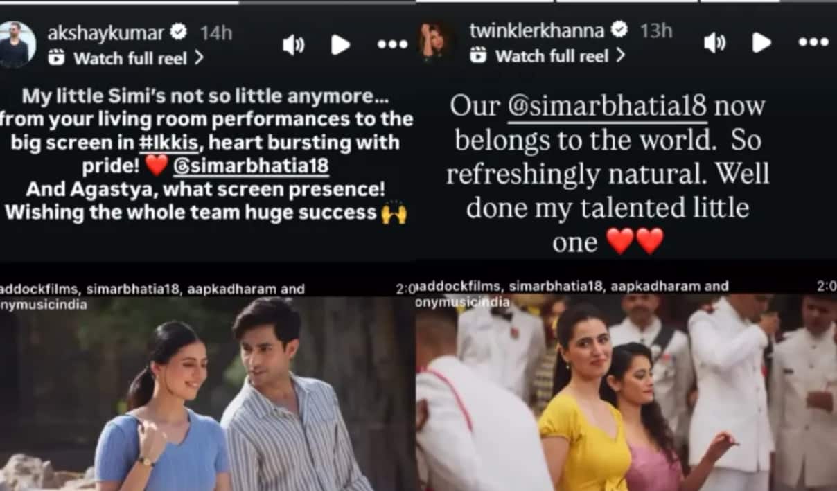 इक्कीस' चित्रपटात दिसणाऱ्या 'या' गोड चेहऱ्याच्या अभिनेत्रीनं वेधलं बॉलिवूडचं लक्ष; अक्षय कुमारशी खास नातं...