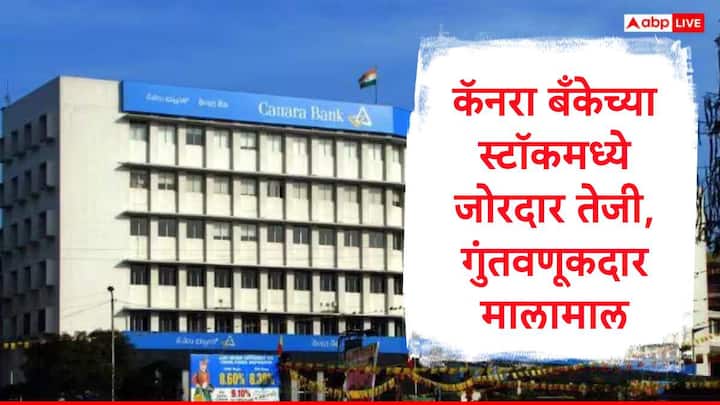 Canara Bank : कॅनरा बँकेच्या शेअरमध्ये आज मोठी तेजी पाहायला मिळाली. बँकेच्या शेअरनं  आज 52 आठवड्यांचा उच्चांक गाठला होता. बँकेचा स्टॉक 141.45 रुपयांवर पोहोचला आहे.