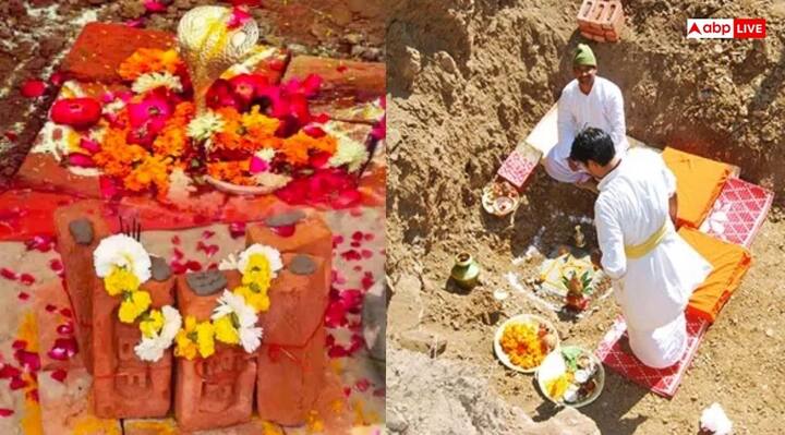 साबुत हल्दी की गांठ, साबुत सुपारी, लोहे की चार कील, तुलसी, पान के पत्ते, पंचरत्न, पंचधातु आदि भी नींव में भरने से घर में पवित्रता और सकारात्मक ऊर्जा बनी रहती है.