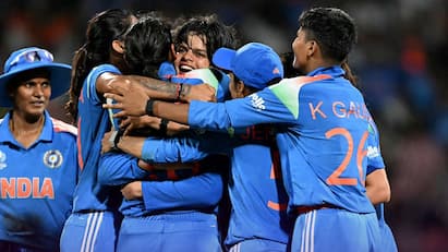 Team India Celebration After Women's World Cup Win