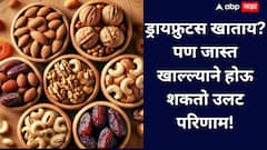 Dry fruits Side Effect : ड्रायफ्रुट्स खा, पण जास्त खाल्ले तर 'हे' उलट परिणाम! काय म्हणतात तज्ज्ञ..