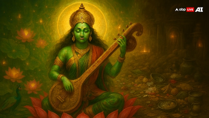 देवी मातंगी हरे रंग की आभा से युक्त है. जिन्होंने अपने हाथों में वीणा धारण किया है. वे वाणी, कला और गुप्त ज्ञान की अधिष्ठात्री देवी मानी जाती है.