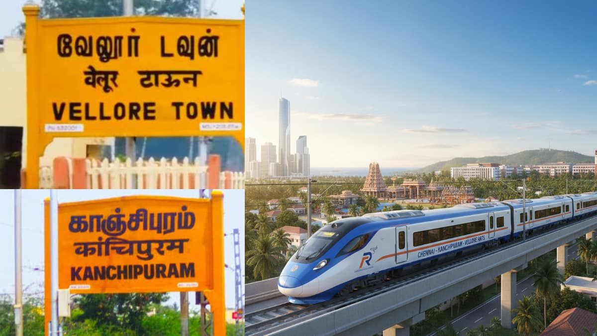 வேலூர்-காஞ்சிபும்-சென்னை RRTS ரயில்: அதிவேகப் பயணம்! சர்வே தொடக்கம்! விரைவில் சாத்தியக்கூறு!