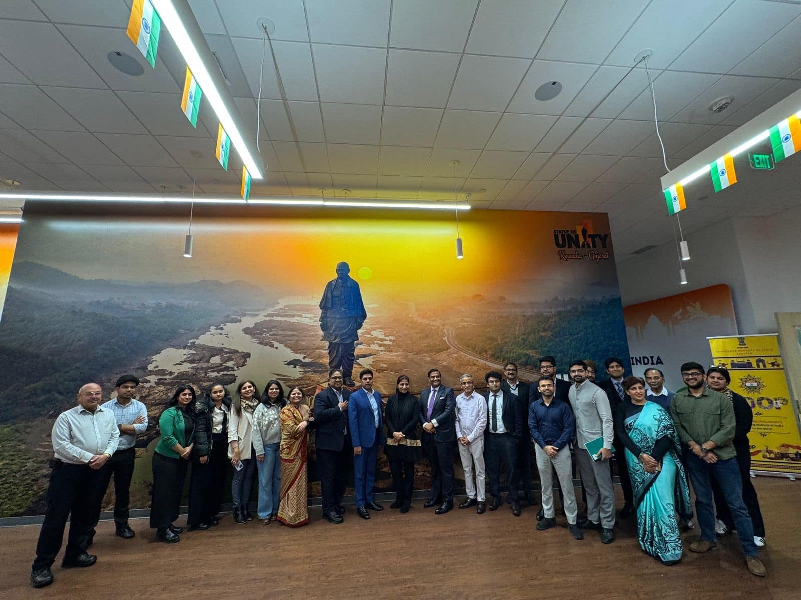 एकता की दीवार: सरदार वल्लभभाई पटेल के सम्मान में अमेरिका के सिएटल में 'एकता की दीवार' का अनावरण किया गया