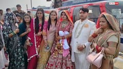 नोएडा के गांव में अनोखी शादी, हेलीकॉप्टर से हुई किसान की बेटी, दुल्हन को देख सब रह गए दंग