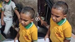 Video: सर जी को गोली मारेंगे! स्कलू में बच्चे ने टीचर को धमकाया, हंसा देगा मासूम शरारत का ये वीडियो