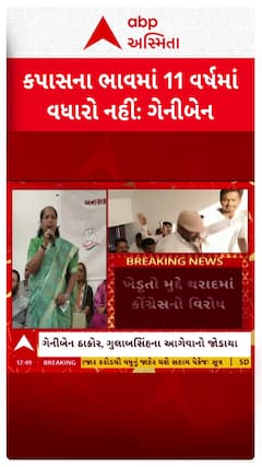 Geniben Thakor : કપાસના ભાવમાં 11 વર્ષમાં વધારો નહીં