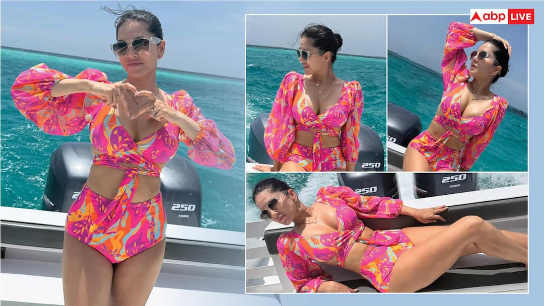 44 की उम्र में भी नहीं घटा सनी लियोनी का ग्लैमर, स्विमसूट पहन बढ़ाई फैंस की धड़कनें