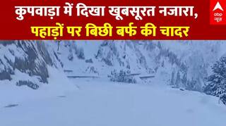 Jammu Kashmir News:  कुपवाड़ा में दिखा खूबसूरत नजारा, पहाड़ों पर बिछी बर्फ की चादर