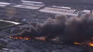 WATCH: UPS Cargo Plane Erupts In Flames After Takeoff At Louisville Airport, Three Aboard