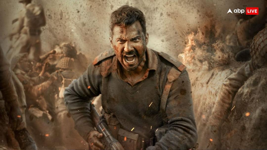 Border 2 varun dhawan first look from movie out Releases worldwide on 23 Jan 2026 Border 2: वरुण धवन का 'बार्डर 2' से फर्स्ट लुक आया सामने, हाथ में बंदूक लिए जंग लड़ते आए नजर