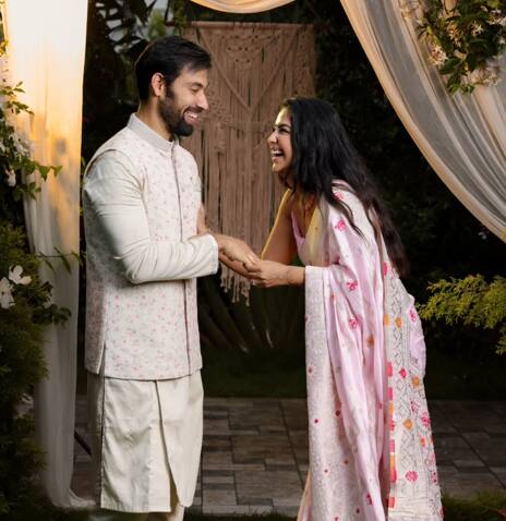Just a month after the marriage, the couple was seen again in wedding attire.