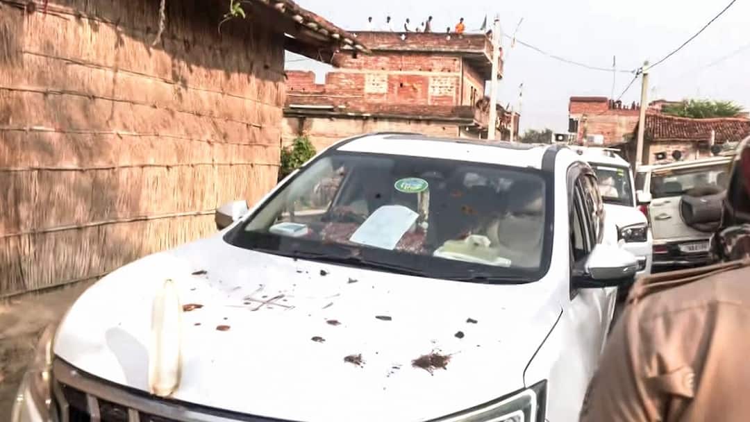 Bihar Deputy CM Vijay Sinha's Convoy Attacked In Lakhisarai On Polling Day Bihar Deputy CM Vijay Sinha's Convoy Attacked In Lakhisarai On Polling Day