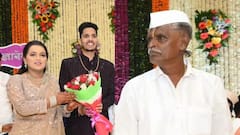 Indurikar Maharaj daughter Engagement : राजेशाही थाटात मिरवणूक; लग्न साध्या पद्धतीनं करण्याच्या संदेश देणाऱ्या इंदुरीकर महाराजांच्या मुलीचा साखरपुडा चर्चेचा विषय, पाहा फोटो