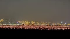 Dev Deepawali From Above: Birds Eye View Of Varanasi Ghats Lit With 15 Lakh Diyas | Photos
