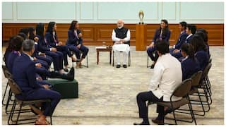 PM Narendra Modi meets Indian womens cricket team after World Cup glory