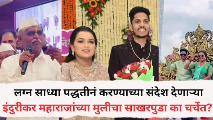 Indurikar Maharaj daughter Engagement : समाजप्रबोधनकार निवृत्ती महाराज देशमुख उर्फ इंदुरीकर महाराज हे कायम आपल्या भन्नाट किर्तनं आणि विनोदी शैलीसाठी चर्चेत असतात.