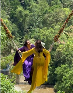 बालीच्या हवेत झोका घेणारी कोण आहे 'ही' अप्सरा? फोटो शेअर करताच चाहत्यांना पडली भुरळ, Photos