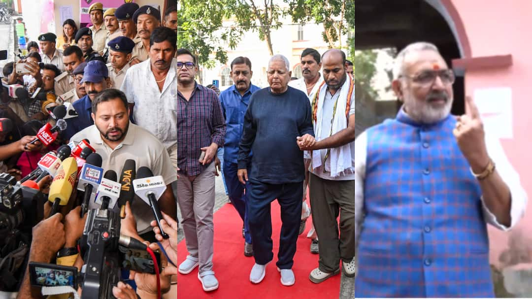 Bihar Elections Phase 1: Tejashwi Yadav, Giriraj Singh Among Early Voters As Polling Begins