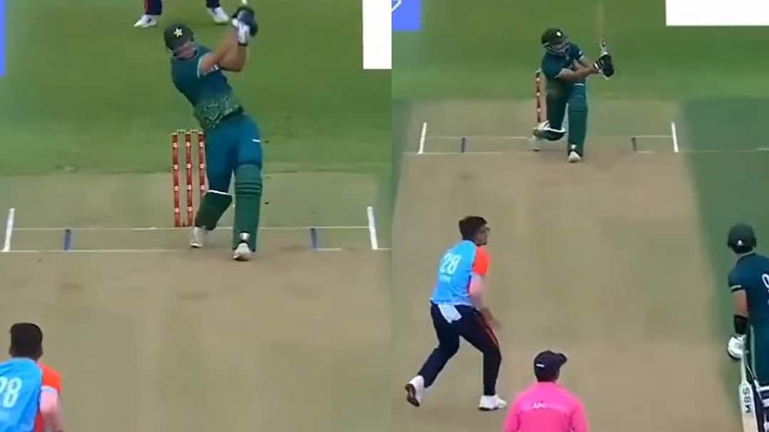 38 रन का ओवर, अफरीदी ने 6 गेंद में लगा दिए 6 छक्के, पाकिस्तान टीम ने मचाया गदर