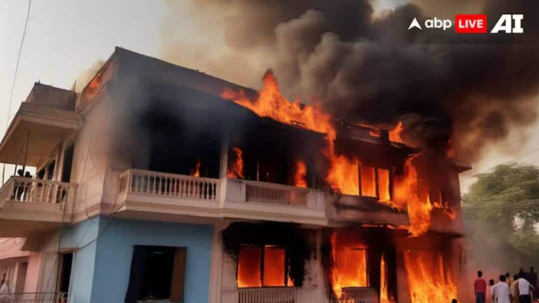 महाराष्ट्र के सांगली में घर में आग लगने से दर्दनाक हादसा, एक ही परिवार के 4 लोगों की जलकर मौत