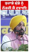 CM Bhagwant Maan |ਤੁਹਾਡੇ ਮੁੰਡੇ ਨੂੰ ਨੌਕਰੀ ਮੈਂ ਦਵਾਈ!