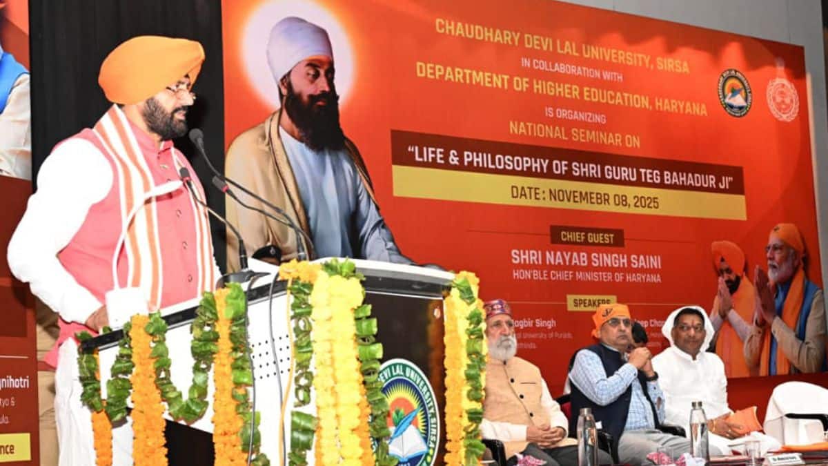 Haryana CM Flags Off Yatra Honouring 350 Years Of Guru Tegh Bahadur’s Martyrdom Haryana CM Flags Off Yatra Honouring 350 Years Of Guru Tegh Bahadur’s Martyrdom