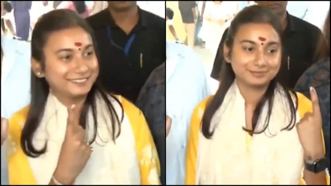 Bihar MP Shambhavi Chaudhary’s Double-Inked Fingers Spark Controversy Online Amid Bihar Elections