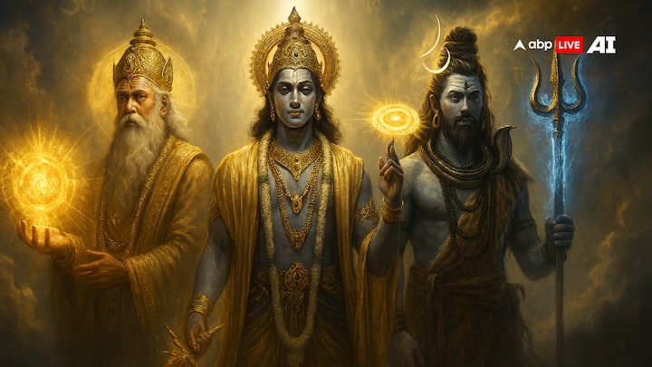 हिंदू धर्म में ब्रह्मा, विष्णु और महेश को त्रिमूर्ति कहा जाता है. जहां ब्रह्मा सृजनकर्ता, विष्णु पालनकर्ता और महेश को संहार का कारक माना जाता है. तीनों ही देवताओं के पास अपने-अपने शस्त्र हैं. ब्रह्मा के पास ब्रह्मास्त्र, श्रीविष्णु के पास सुदर्शन चक्र और शिवजी के पास त्रिशूल है.