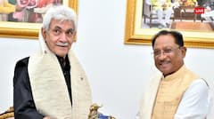 छत्तीसगढ़ पहुंचे जम्मू-कश्मीर के उपराज्यपाल मनोज सिन्हा, CM विष्णुदेव साय से की मुलाकात